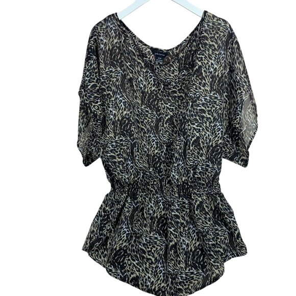 boho print loose fitting top  for women size medium JULES & JAMES - Picture 3 of 12